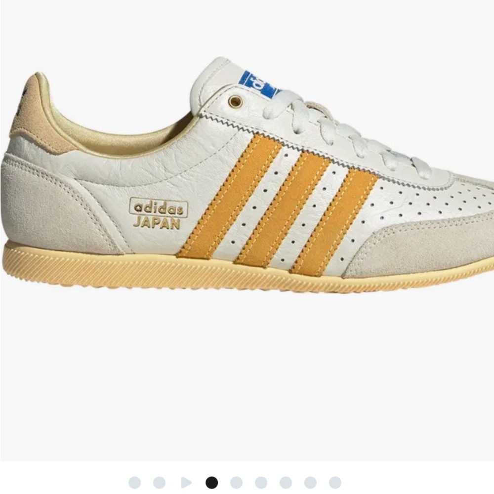 Adidas Japan Sneakers in White and Tan